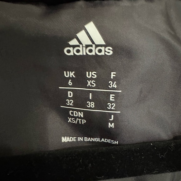 Adidas Women’s Black Raincoat | Size XS - Picture 3 of 3